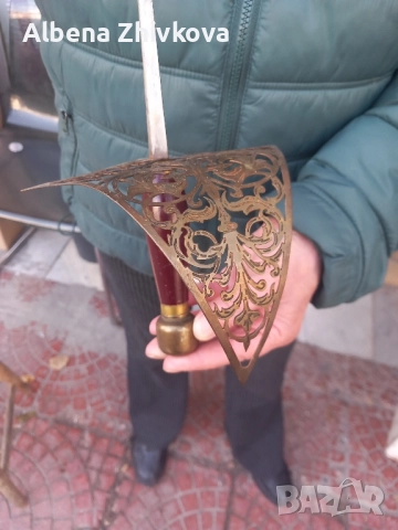 декоративна стара рапира , снимка 2 - Антикварни и старинни предмети - 52073099