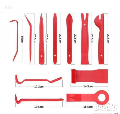 Инструменти за интериор, 19части, монтаж / демонтаж, снимка 3 - Аксесоари и консумативи - 30017108