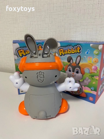 Танцуващо зайче с музика и светлина, снимка 3 - Музикални играчки - 51699920