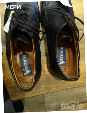 100% Оригинални кожени маркови обувки VENTURINI , снимка 3 - Спортно елегантни обувки - 34643217