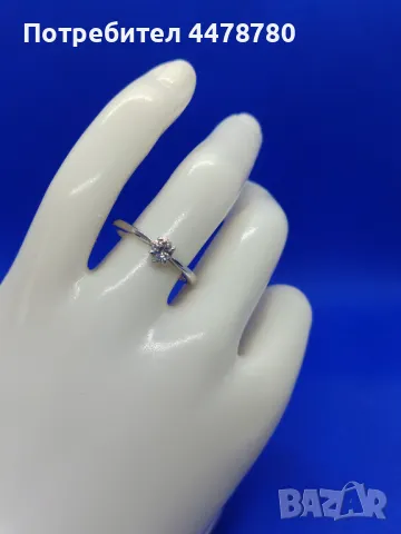 Годежен Пръстен с Диаманти, снимка 8 - Пръстени - 50402564