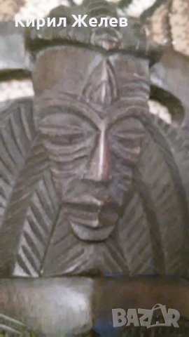 Стара маска дървена 20325, снимка 9 - Антикварни и старинни предмети - 32098492