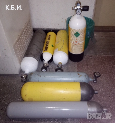 Купувам само МЕТАЛНИ БУТИЛКИ на високо налягане от - 200 - 215 - 232 - 250 - 285 - 300 - BAR работни, снимка 5 - Въздушно оръжие - 54117364