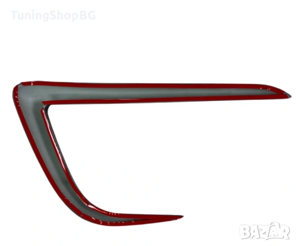 Добавки за броня около халогените за Tesla Model Y черен гланц, снимка 5 - Аксесоари и консумативи - 53109328