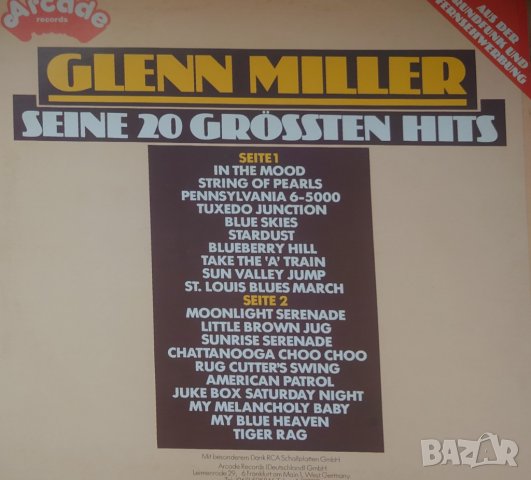 Грамофонни плочи Glenn Miller – Seine 20 Grössten Hits, снимка 2 - Грамофонни плочи - 44264711