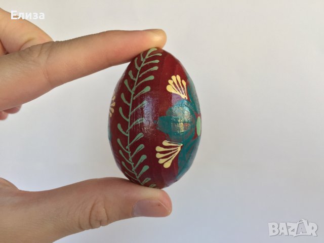 Великденско яйце, дървено №19, снимка 10 - Декорация за дома - 38194085