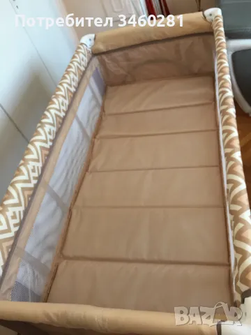 Сгъваема бебешка кошара Lorelli с 2 нива и допълн.матрак  и протектор, снимка 3 - Кошарки - 50327545