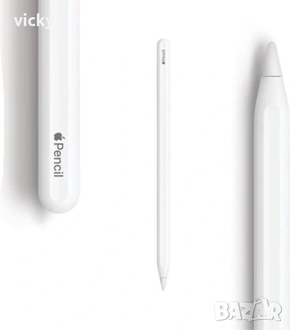 Стилус/Писалка Apple 2nd Generation за iPad устройства, бял цвят - НОВ, снимка 2 - Смарт гривни - 53333056