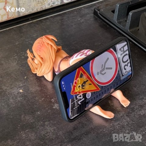 Стойка за телефон аниме момиче, снимка 4 - Калъфи, кейсове - 42851193