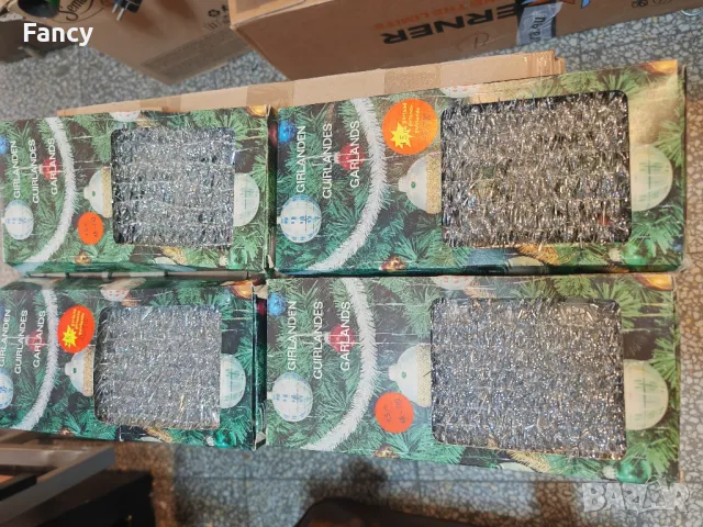 Стари гирлянди в кутии, снимка 7 - Колекции - 48264149