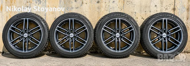 ОРИГИНАЛНИ AUDI 18" ДЖАНТИ С ГУМИ – КОМПЛЕКТ 4 БРОЯ