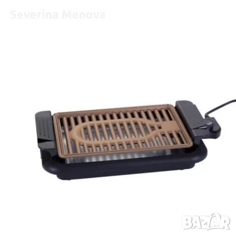 Бездимна електрическа скара Voltz OV51015P – 1200W мощност, незалепващо покритие и удобно готвене у , снимка 2 - Скари - 55780230