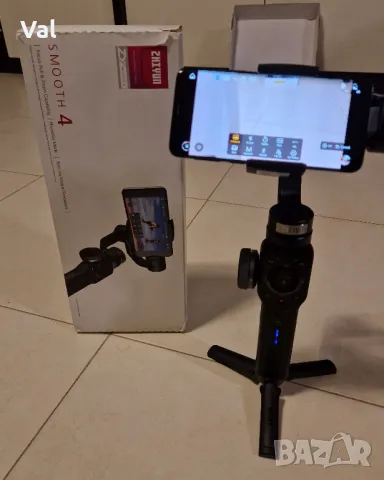 Стабилизатор за смартфони-Гимбал- Zhiyun-Tech SMOOTH 4, снимка 5 - Чанти, стативи, аксесоари - 50407530