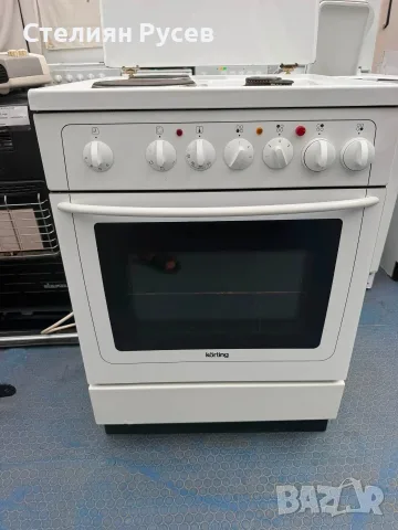 1009  korting  k61y ГОТВАРСКА ПЕЧКА   цена 60 евро -фурна на ток , 2 котлона на ток, 2 на газ -състо, снимка 5 - Печки, фурни - 56018371