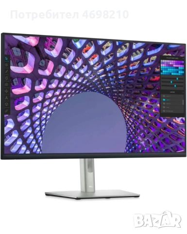 Монитор Dell - P3223QE, 31.5'', 4K, IPS, Anti-Glare, USB Hub, ГАРАНЦИЯ, снимка 5 - Работни компютри - 52961650
