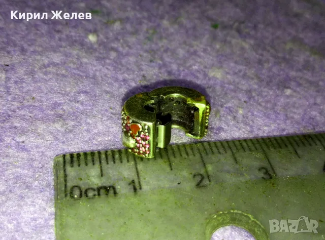 PANDORA СРЕБЪРЕН ЕЛЕМЕНТ За ГРИВНА ПАНДОРА СРЕБРО 925 с НАТУРАЛНИ КАМЪНИ РУБИН ГРАНАТ АМЕТИСТ 47668, снимка 6 - Гривни - 49142009