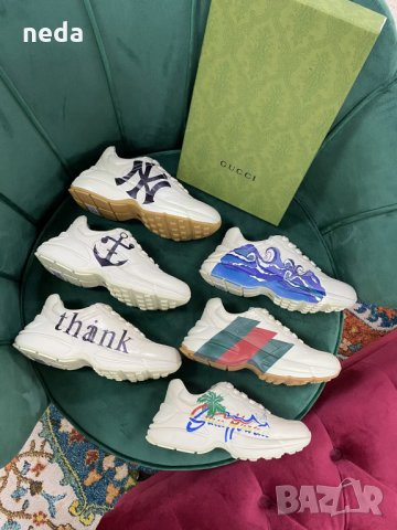 Gu*ci 2021 (реплика) 02 Unisex , снимка 2 - Маратонки - 33810862
