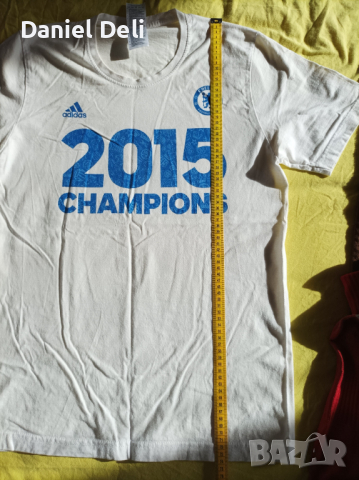 Adidas Chelsea тениска фланелка Адидас челси Шампиони 2015, снимка 4 - Футбол - 44693379