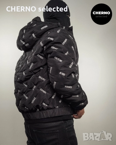 Пухено яке VERSACE JEANS COUTURE Logo-Print Puffer – Размер L – по договаряне, снимка 6 - Якета - 52869106