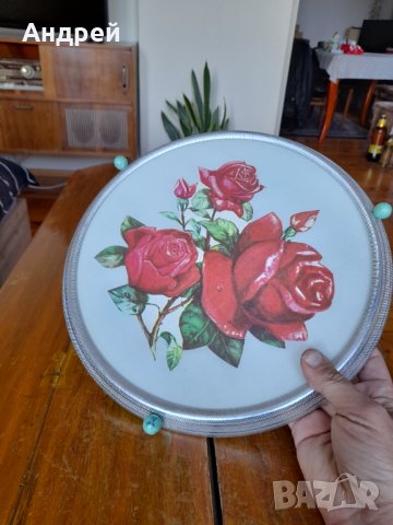 Стар поднос #14, снимка 4 - Антикварни и старинни предмети - 38332265