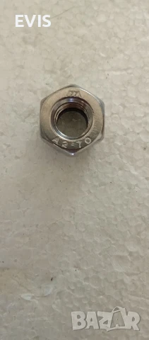 Гайка стопорна M10 – неръждаема, DIN 985 (A2),100бр., снимка 2 - Железария - 51354645