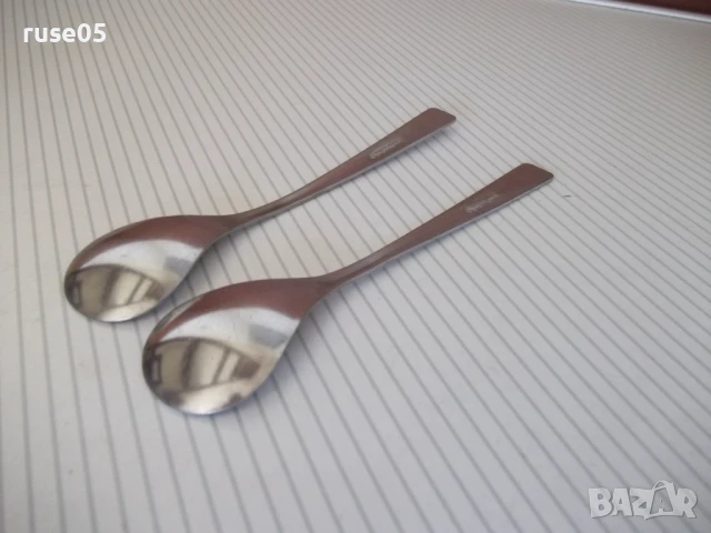 Лот от 2 бр. лъжици "П.Денев-Габрово" за сладолед, снимка 4 - Прибори за хранене, готвене и сервиране - 51006545
