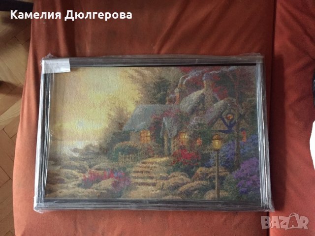 Гоблен “Крайбрежно кътче”, снимка 1 - Гоблени - 31348415