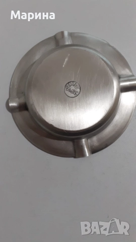 Пепелник от калай Antik*Vintage #107, снимка 3 - Антикварни и старинни предмети - 52420152