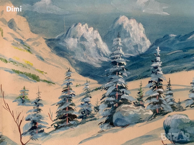 МАРИЯ РАЙКОВА акварел/ пейзаж , снимка 4 - Картини - 52802246