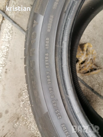 255 45 19 pirelli и continental , снимка 9 - Гуми и джанти - 54236358