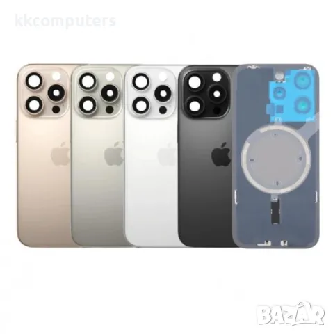 Капак батерия / Задно стъкло Оборудван с лентов кабел безконтактно зареждане за iPhone 15 6.1/ Розов