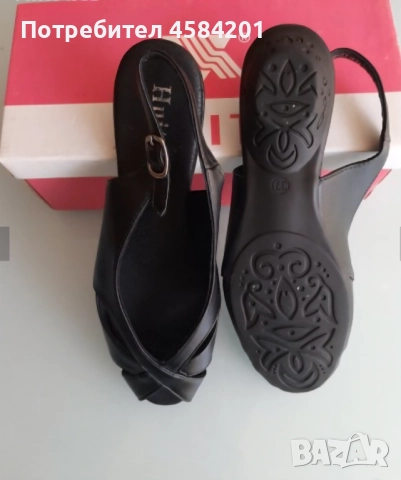 Дамски сандали с нисък ток, размер 37. НОВИ., снимка 3 - Сандали - 51602687