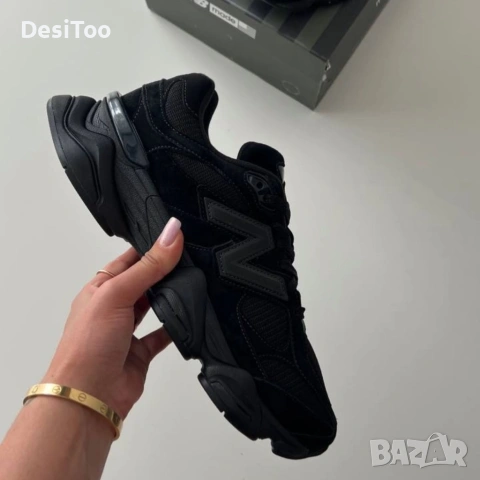 New Balance 9060 "Triple Black" , снимка 3 - Маратонки - 54335023