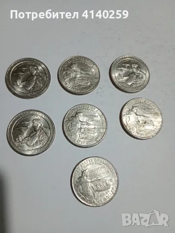 САЩ монети 1/4/ долар куортьр 2021 г , снимка 1