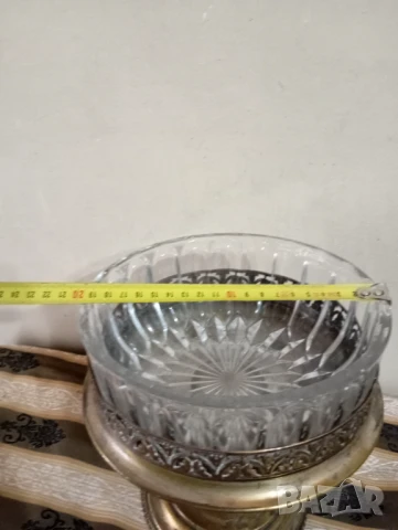 Стара купа , фруктиера арт деко, снимка 5 - Други ценни предмети - 50836603