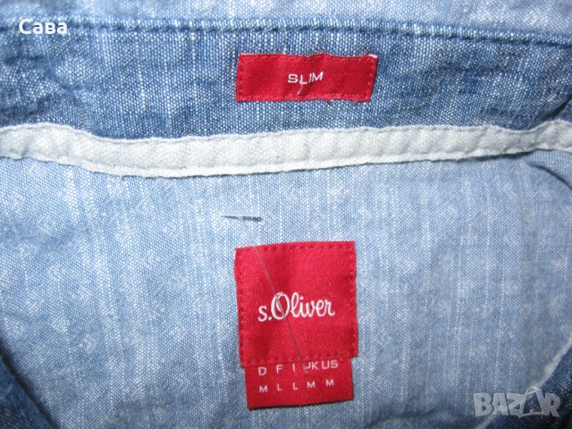Ризи S.OLIVER, ATURE   мъжки,М-Л, снимка 2 - Ризи - 37403382