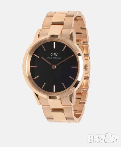Чисто нов мъжки часовник Daniel Wellington Watch Link, розов цвят