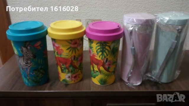 Нови бамбукови чаши - термоси за кафе.