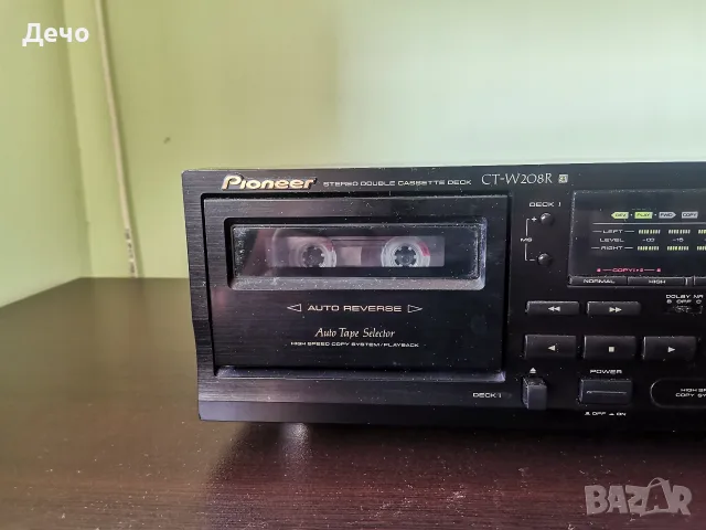 Касетен дек Pioneer ct w208r , снимка 2 - Декове - 56144591