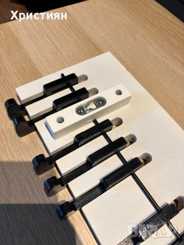 Дървена закачалка за дрехи за стена стил пиано-клавиши, снимка 4 - Декорация за дома - 54036833