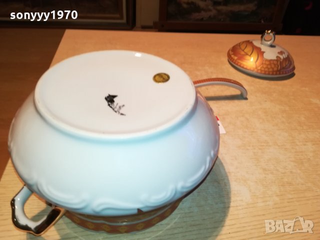 немски порцеланов супник и черпак 1509211126, снимка 7 - Антикварни и старинни предмети - 34139423