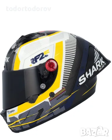 Мото Каска мотор SHARK AERON GP REPLICA R. Fernandez MotoGP helmet, снимка 3 - Аксесоари и консумативи - 50296703