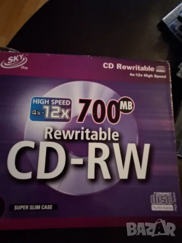 10 бр. нови СD-RW дискове 700 МВ