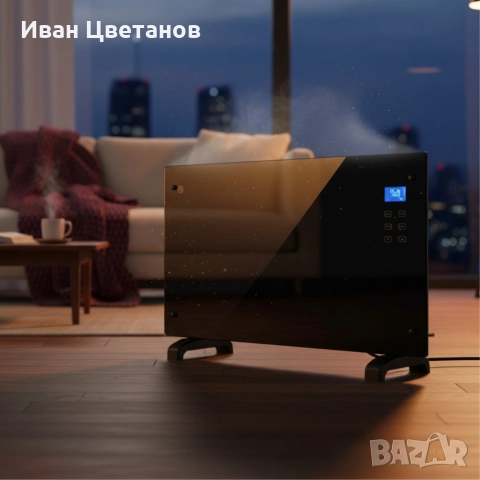 Електрически конвектор Heltes 2000W – Стилен и ефективен отоплителен уред 