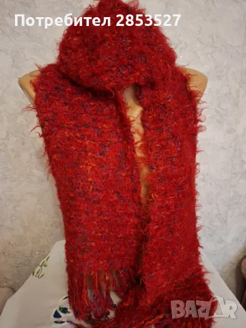  Пухен  Комплект Шал/Шапка, снимка 1