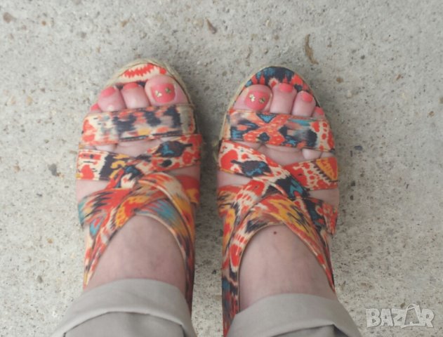 Дамски сандали на платформа №39, снимка 4 - Сандали - 37172793