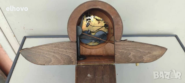 Стар каминен часовник, снимка 6 - Антикварни и старинни предмети - 50443558
