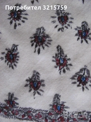 Покривка, ръчна бродерия , монограм 185х 92см., снимка 3 - Антикварни и старинни предмети - 50930185