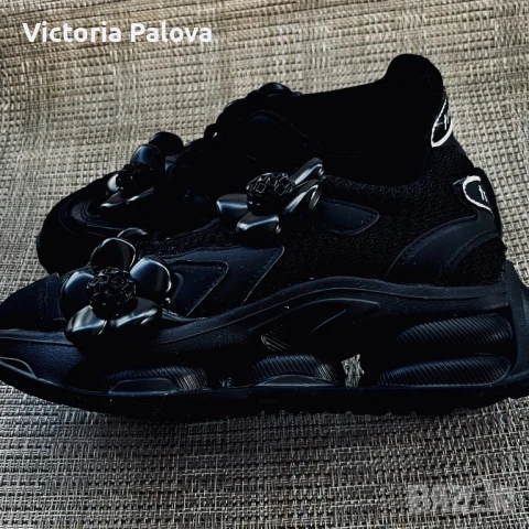 Ефектни масивни черни  маратонки , снимка 10 - Маратонки - 50509695