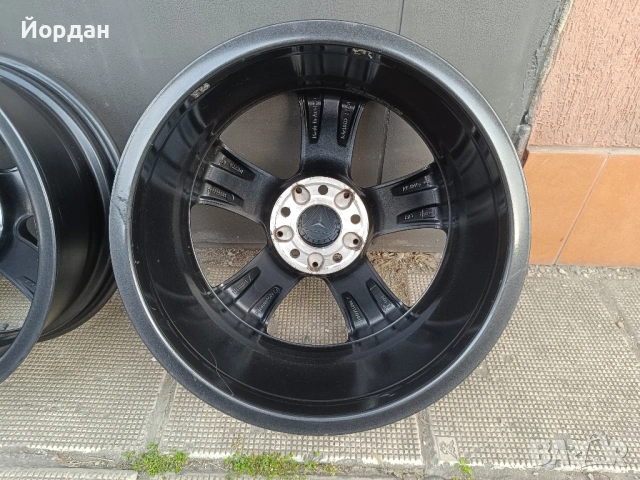 ОРИГИНАЛНИ джанти 18 ' цола 5x112 МЕРЦЕДЕС / MERCEDES BENZ ET38 8J + датчици, снимка 17 - Гуми и джанти - 54200716